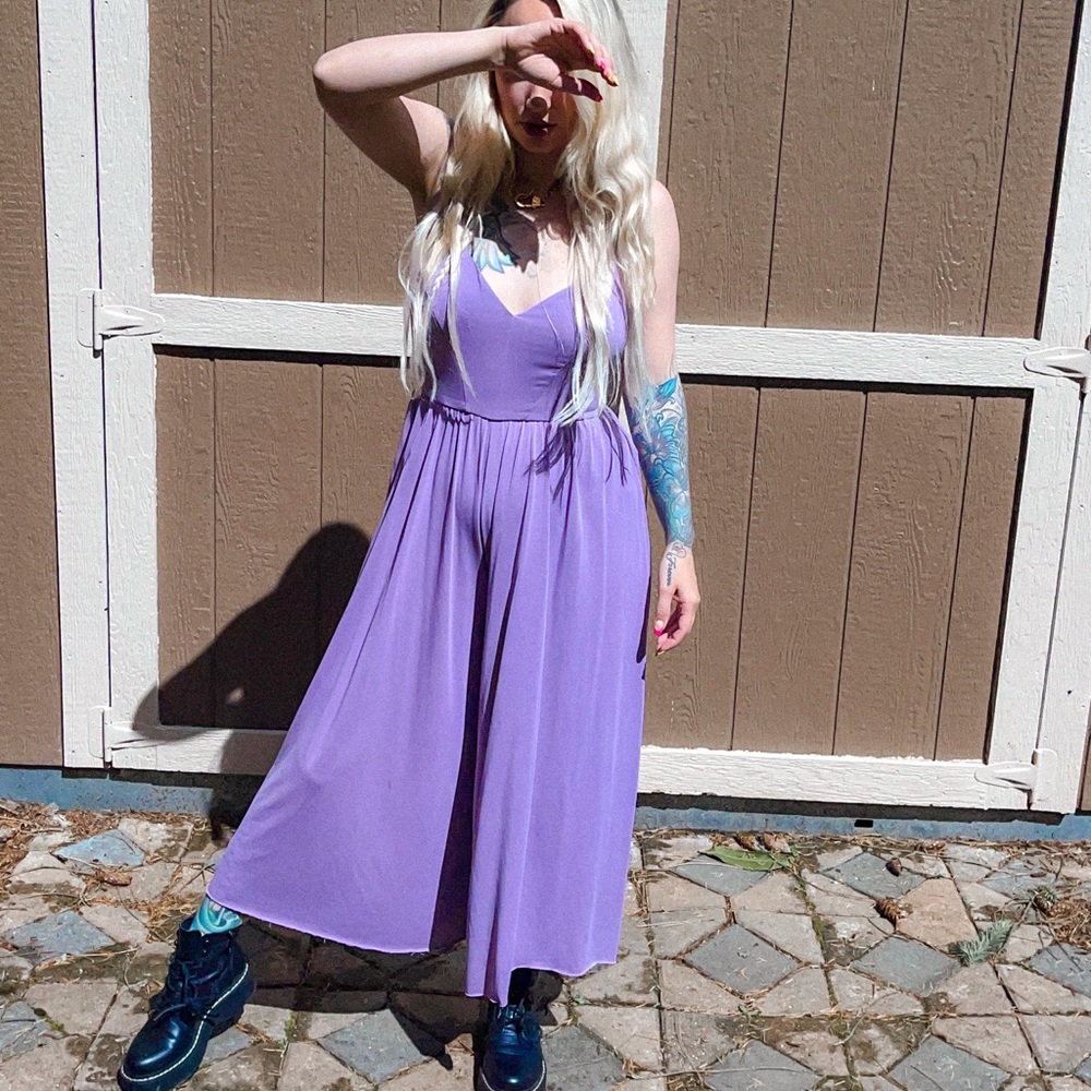 Urban outfitters pastel purple romper/jumpsuit